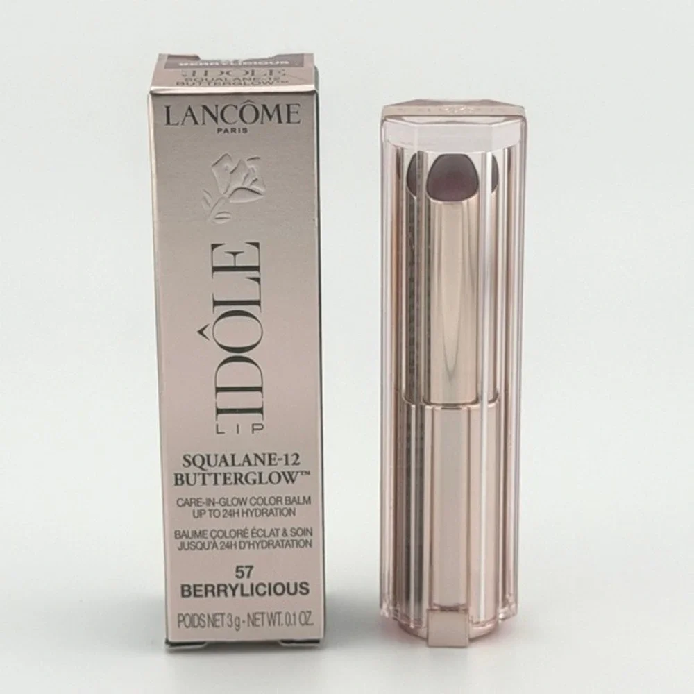 Lancome Lip Idole Butterglow Color Balm # 57 BERRYLICIOUS  NIB 0 .1 oz Free Ship